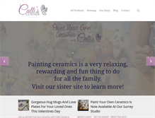 Tablet Screenshot of calliscorner.com